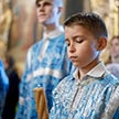 Детская Литургия и молебен на начало нового учебного года в Трапезном храме Свято-Троицкой Сергиевой Лавры