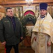 Казаки ХКО "Чертаново-Южное" на Рождественской литургии в храме свят. Митрофана Воронежского