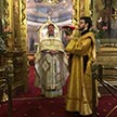 Празднование Рождества Христова в храме Положения Ризы Господней на Донской
