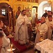 Божественная Литургия в храме Покрова Пресвятой Богородицы на Городне