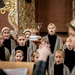 Детская Литургия и молебен на начало нового учебного года в Трапезном храме Свято-Троицкой Сергиевой Лавры