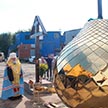 Освящение накупольного Креста