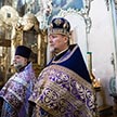Епископ Фома совершил Литургию в храме Ризоположения на Донской