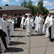 Божественная Литургия в храме Покрова Пресвятой Богородицы на Городне