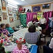 Поздравление инвалидов и маломобильных прихожан с праздником Пасхи