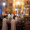 Навечерие Рождества Христова в храме Положения Ризы Господней состоялось торжественное богослужение