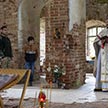 Литургия в Успенском храме в Тульской области