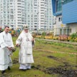 Богослужение на начало строительства каменного храма