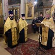Молебное пение на новолетие с выносом иконы с частицей Ризы Господней