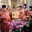 Всенощное бдение в храме Ризоположения