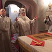 Божественная Литургия в храме Покрова Пресвятой Богородицы на Городне