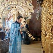 Детская Литургия и молебен на начало нового учебного года в Трапезном храме Свято-Троицкой Сергиевой Лавры