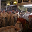 Божественная Литургия и чин отпевания в храме святителя Николая Чудотворца в Бирюлеве