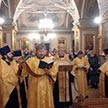 Молебное пение на новолетие с выносом иконы с частицей Ризы Господней