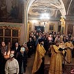 Молебное пение на новолетие с выносом иконы с частицей Ризы Господней