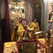 Празднование Рождества Христова в храме Положения Ризы Господней на Донской