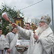 Богослужение на начало строительства каменного храма