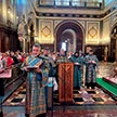 Молебен с акафистом в Храме Христа Спасителя