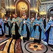 Молебен с акафистом в Храме Христа Спасителя
