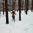 Лыжные занятия для детей