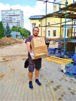 Приходской субботник в новом храме