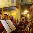 Божественная Литургия и торжественные мероприятия в храме сщмч. Петра, митр. Крутицкого, при Свято-Петровской школе