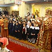 Божественная Литургия и торжественные мероприятия в храме сщмч. Петра, митр. Крутицкого, при Свято-Петровской школе