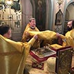 Празднование Рождества Христова в храме Положения Ризы Господней на Донской