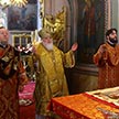 Божественная Литургия в храме Ризоположения на Донской улице в день праздника положения честной ризы Господа нашего Иисуса Христа