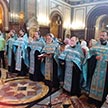 Молебен с акафистом в Храме Христа Спасителя
