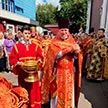 Престольный праздник в храме Положения Ризы Господней на Донской