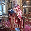 Божественная Литургия в храме Ризоположения на Донской
