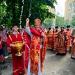 Престольный праздник в храме Положения Ризы Господней на Донской