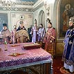 Епископ Фома совершил Литургию в храме Ризоположения на Донской
