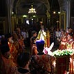 Божественная Литургия в храме Ризоположения на Донской улице в день праздника положения честной ризы Господа нашего Иисуса Христа