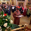 Пасхальная ночная Божественная Литургия в храме Ризоположения на Донской