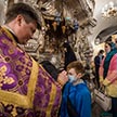 Молебен у мощей блаженной Матроны Московской