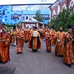 Божественная Литургия в храме Ризоположения на Донской улице в день праздника положения честной ризы Господа нашего Иисуса Христа