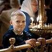 Детская Литургия и молебен на начало нового учебного года в Трапезном храме Свято-Троицкой Сергиевой Лавры