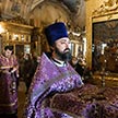 Епископ Фома совершил Литургию в храме Ризоположения на Донской