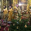 Празднование Рождества Христова в храме Положения Ризы Господней на Донской