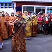 Божественная Литургия в храме Ризоположения на Донской улице в день праздника положения честной ризы Господа нашего Иисуса Христа