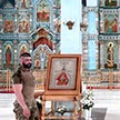 Встреча настоятеля храма Державной иконы Божией Матери в Чертанове игумена Митрофана с представителем воинского подразделения, которому на приходе регулярно оказывается помощь