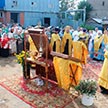 Освящение накупольного Креста