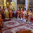 Божественная Литургия в храме Ризоположения на Донской улице в день праздника положения честной ризы Господа нашего Иисуса Христа