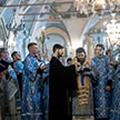Детская Литургия и молебен на начало нового учебного года в Трапезном храме Свято-Троицкой Сергиевой Лавры