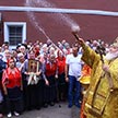Божественная Литургия в храме Ризоположения на Донской улице в день праздника положения честной ризы Господа нашего Иисуса Христа