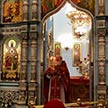 Пасхальное ночное богослужение в храме Державной иконы Божией Матери в Чертаново