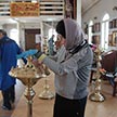 Уборка храма к Пасхе