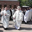 Божественная Литургия в храме Покрова Пресвятой Богородицы на Городне